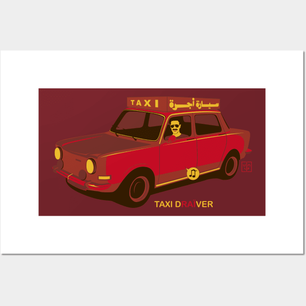 Taxi Draiver Wall Art by BITICOL